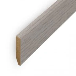 Leader Light Grey Pencil Round Laminate Skirting Board (2.4m)