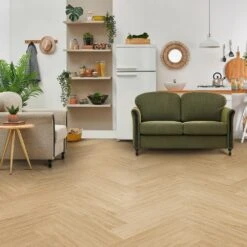 Liberty Floors Prime Oak - Lifestyle SPC Herringbone 5.5mm Rigid Core Vinyl Flooring (307818) -Home Wood Flooring Store prime oak lifestyle spc herringbone 5 5mm rigid core vinyl flooring 307818 p119087 242864 image
